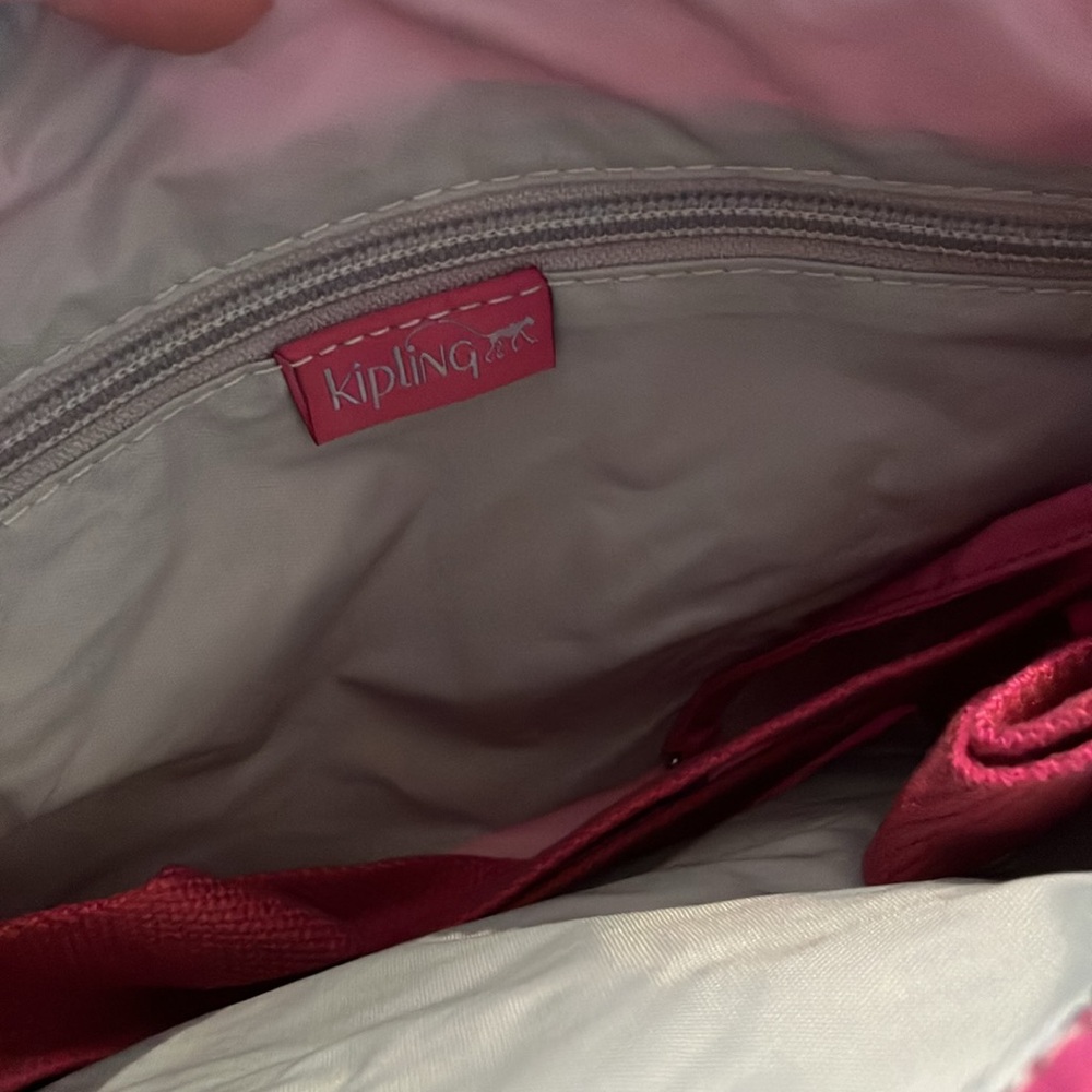 KIPLING | Alvar Crossbody Bag in Carmine (Pink) - Picture 7 of 8